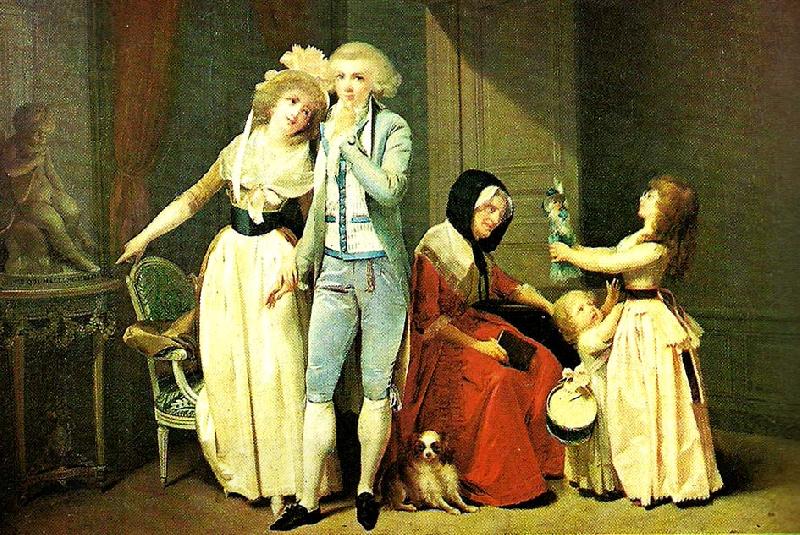 Louis Leopold  Boilly ce qui allume lamour leteint China oil painting art